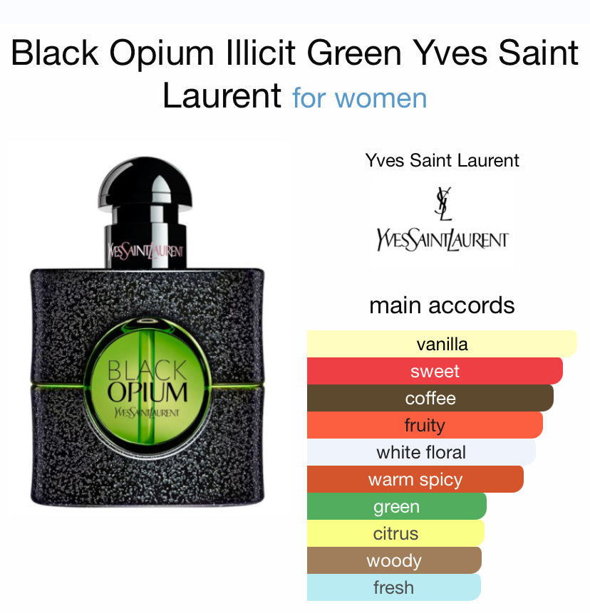 Yves Saint Laurent Black Opium Illicit Green Eau De Parfum Spray